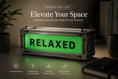 Industrial Desk Ambient Light