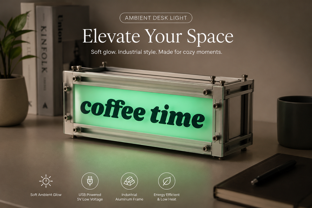 Industrial Desk Ambient Light